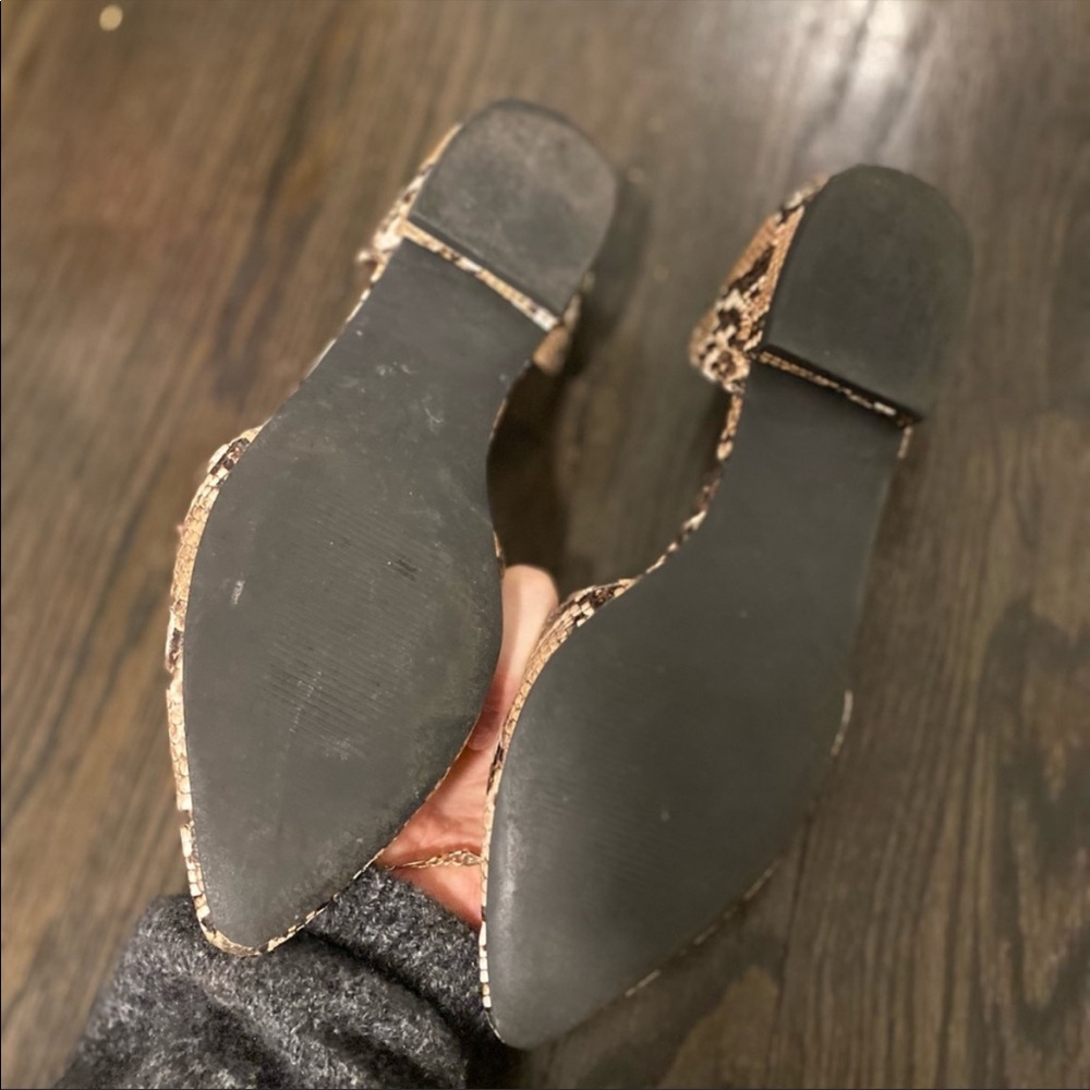 Steve Madden Snake Print Pointed Flats - image 3